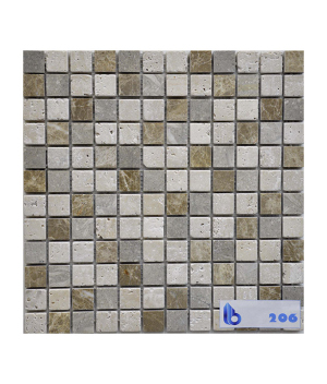 B-206 (2.3x2.3 mix emperador)
