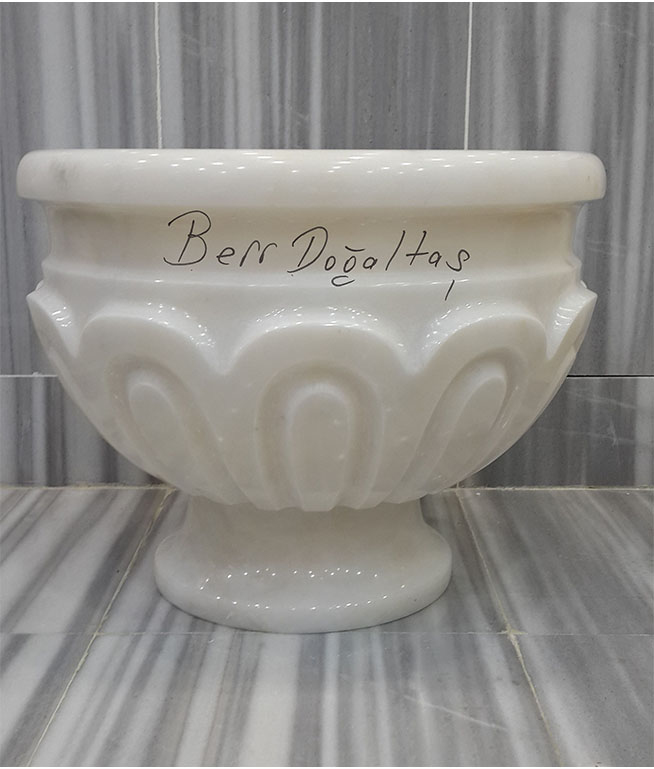  beyaz canak işlemeli 45x25