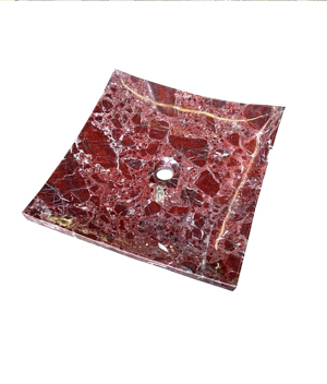 Rosso Levanto Kare Yaprak 45x45